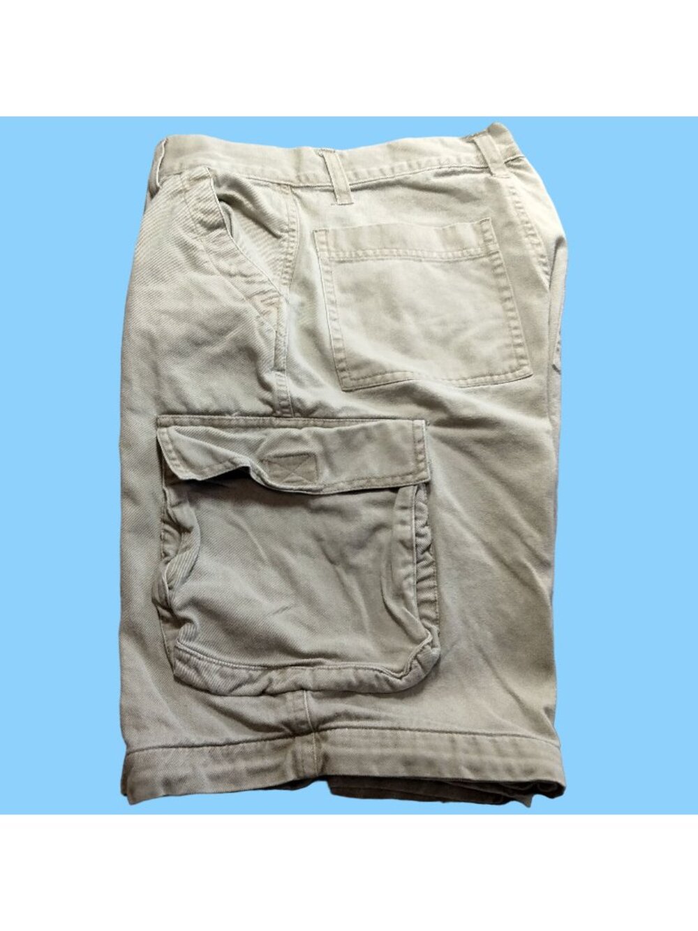 Faded Glory Authentic Cargo shorts Hikers Khaki Tan Boys size M 12 Medium